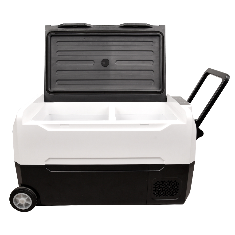 CA0102 35L 45w Freezer Portátil para Carro App Controle Sala de Armazenamento Separada3