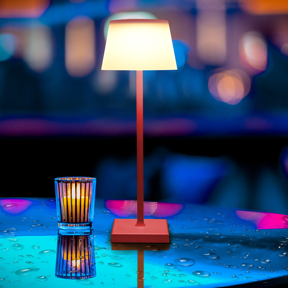 Galda lampa DEA6172 Bezvada LED galda lampa, uzlādējama, skārienvadāma, regulējama nakts gaisma mājām (8)