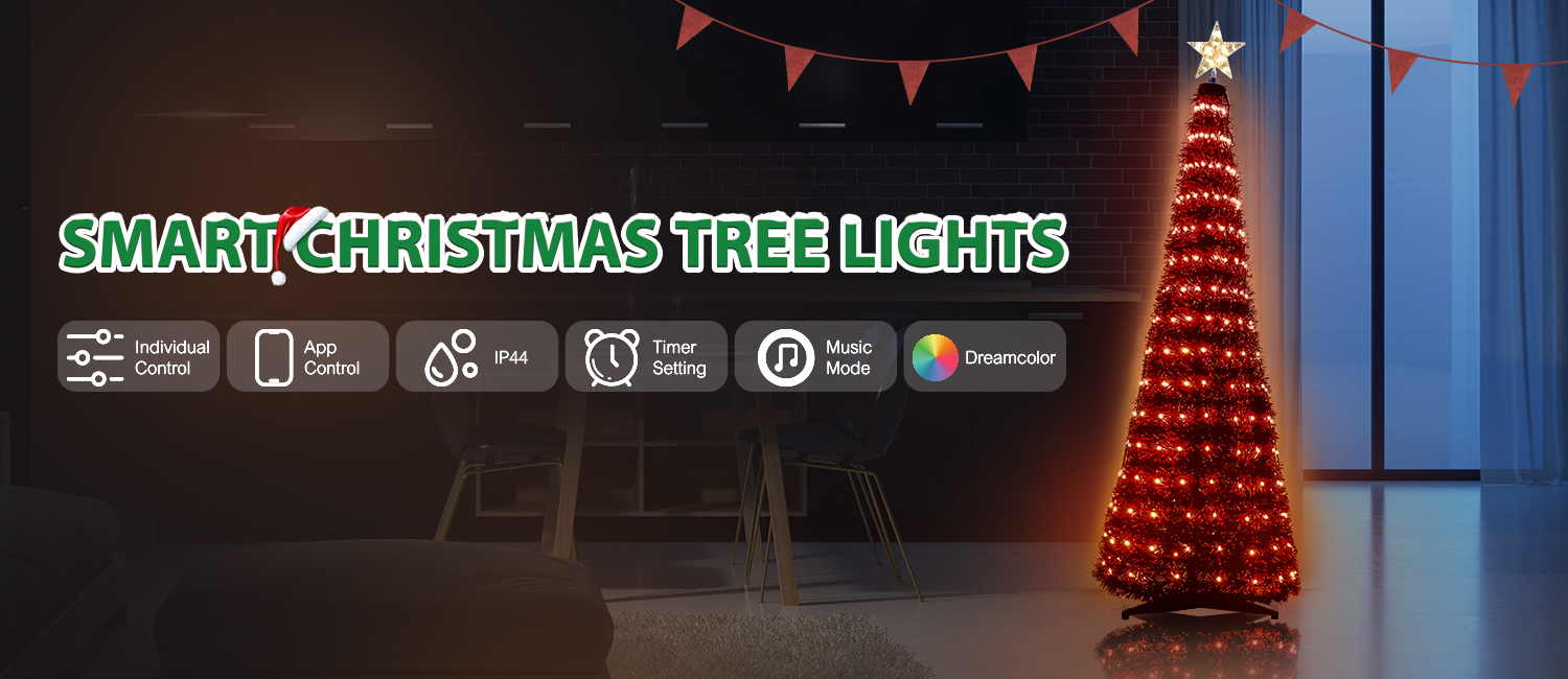 Luzes inteligentes para árvores de Natal (5)