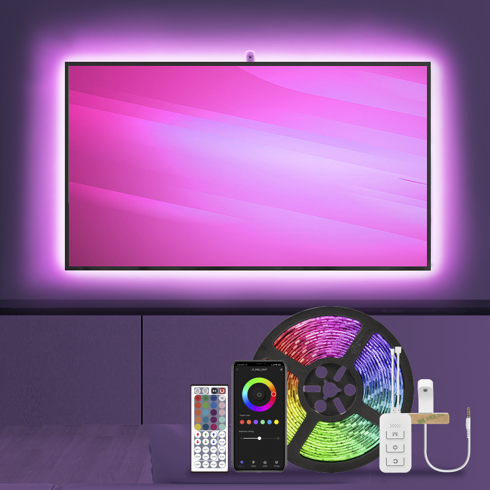 Smart-LR1321 TV RGB Retrolumo kun fotilo (3)