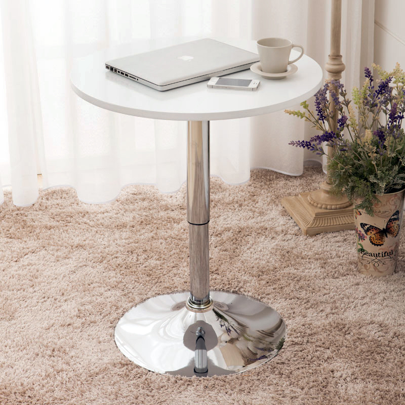 OW003 Adjustable Round Bar Table for Kitchen Breakfast Reception4