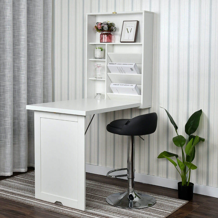 US-HW1096WH PULUOMIS innovative Wall Mounted Computer Desk9