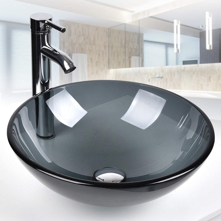 USBG003 PULUOMIS Gorgeous Smooth Surface Tempered Glass Sinks6